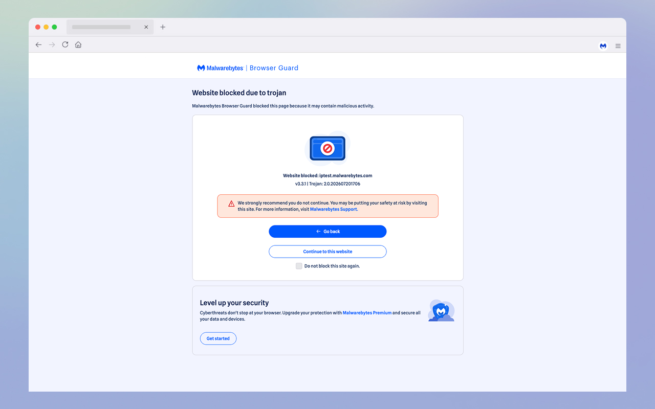 Malwarebytes Browser Guard Beta - 截图 4