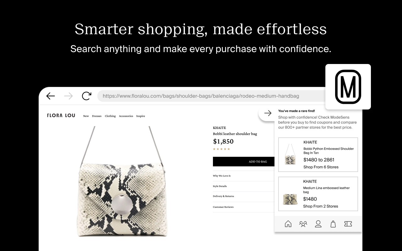 ModeSens: Purchase Assistant - 截图 1