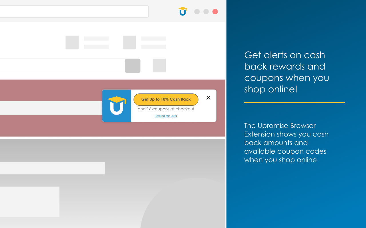 Upromise Extension - 截图 1