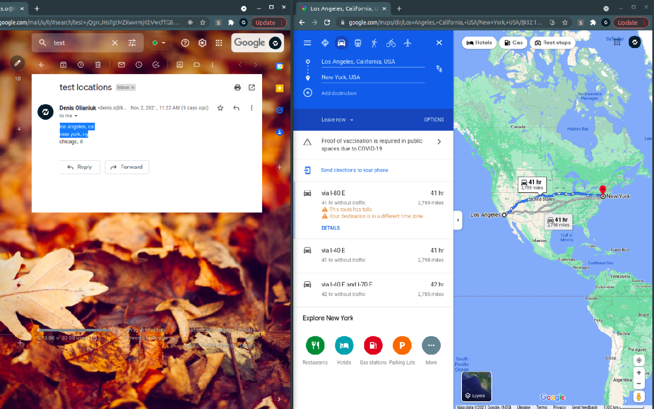 Google maps copy-paste location - 截图 2