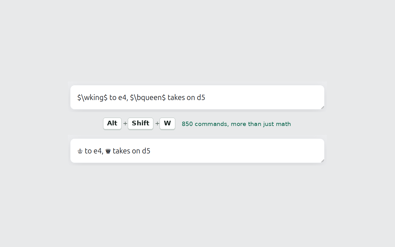 MatTalX - LaTeX to Unicode math symbols - 截图 5