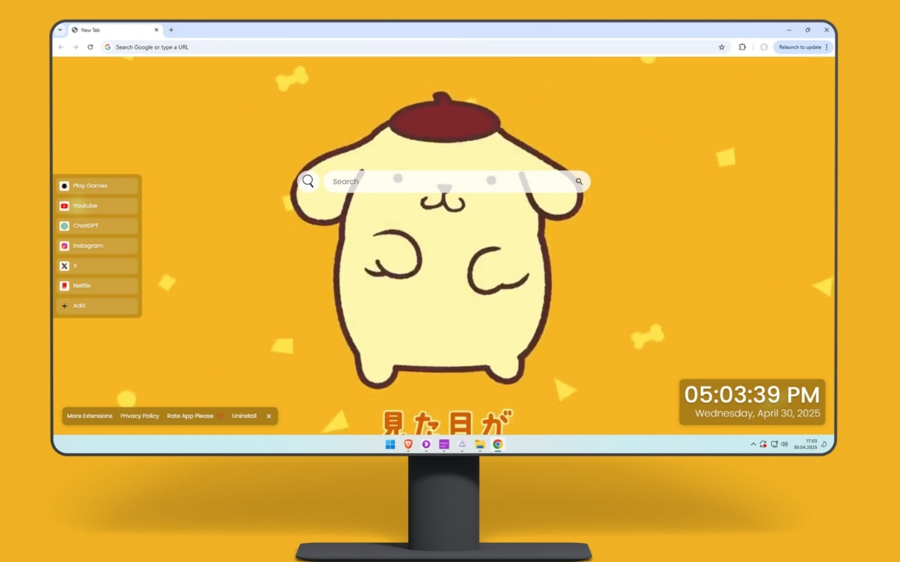 Pompompurin Dance Live Wallpaper - 截图 2