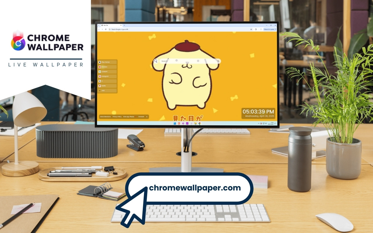 Pompompurin Dance Live Wallpaper - 截图 3