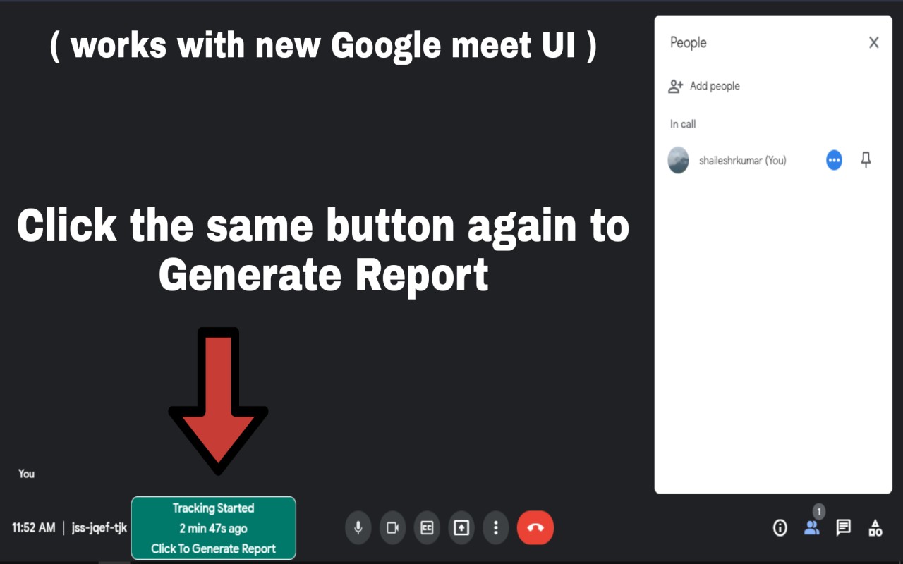 Meet Attendance Tracker – for Google Meet - 截图 2