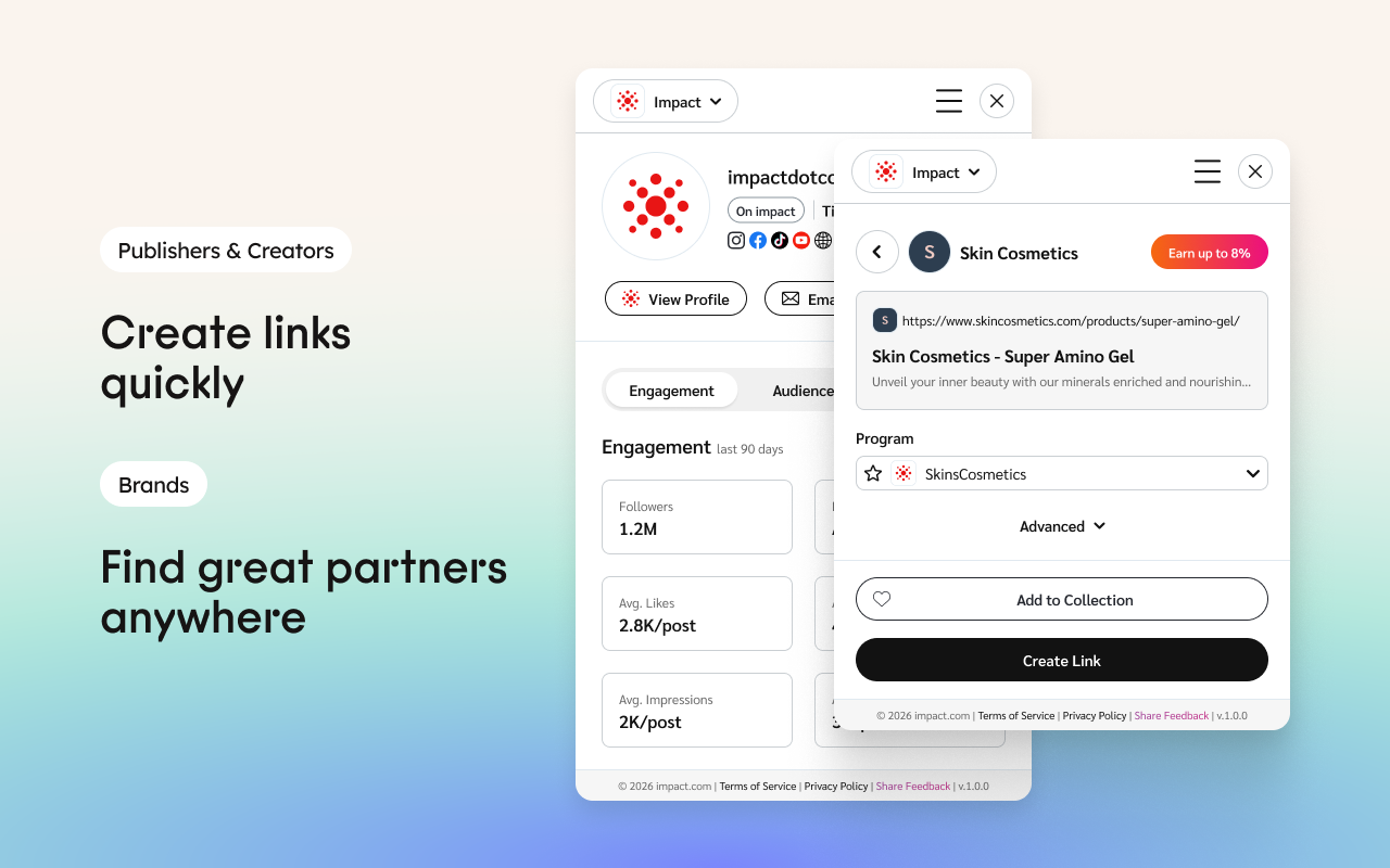 impact.com for Chrome - 截图 1