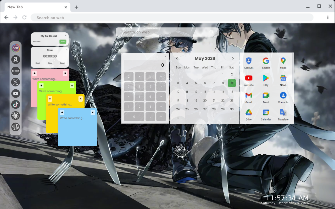 Black Butler Live Wallpaper - 截图 3