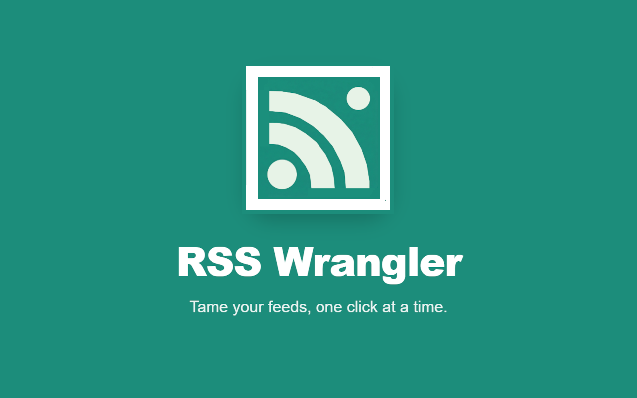 RSS Wrangler - 截图 1