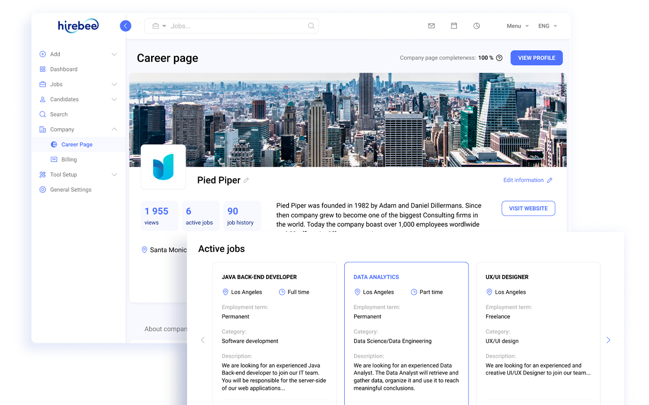 Hirebee - 截图 1
