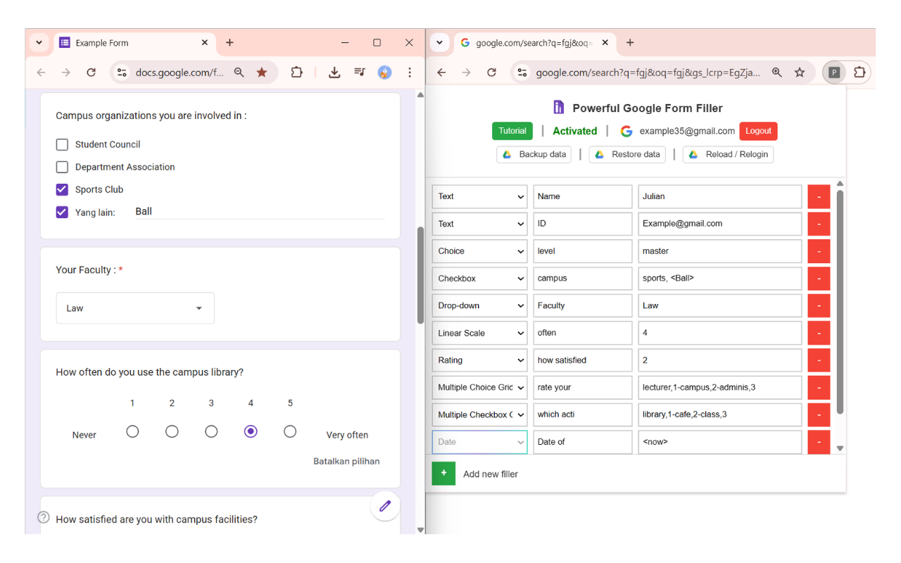 Powerful Google Form Filler - 截图 4