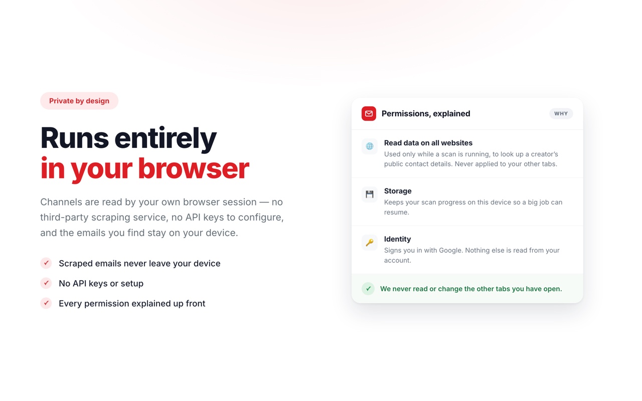 YouTube Email Finder - TubeMailer - 截图 4