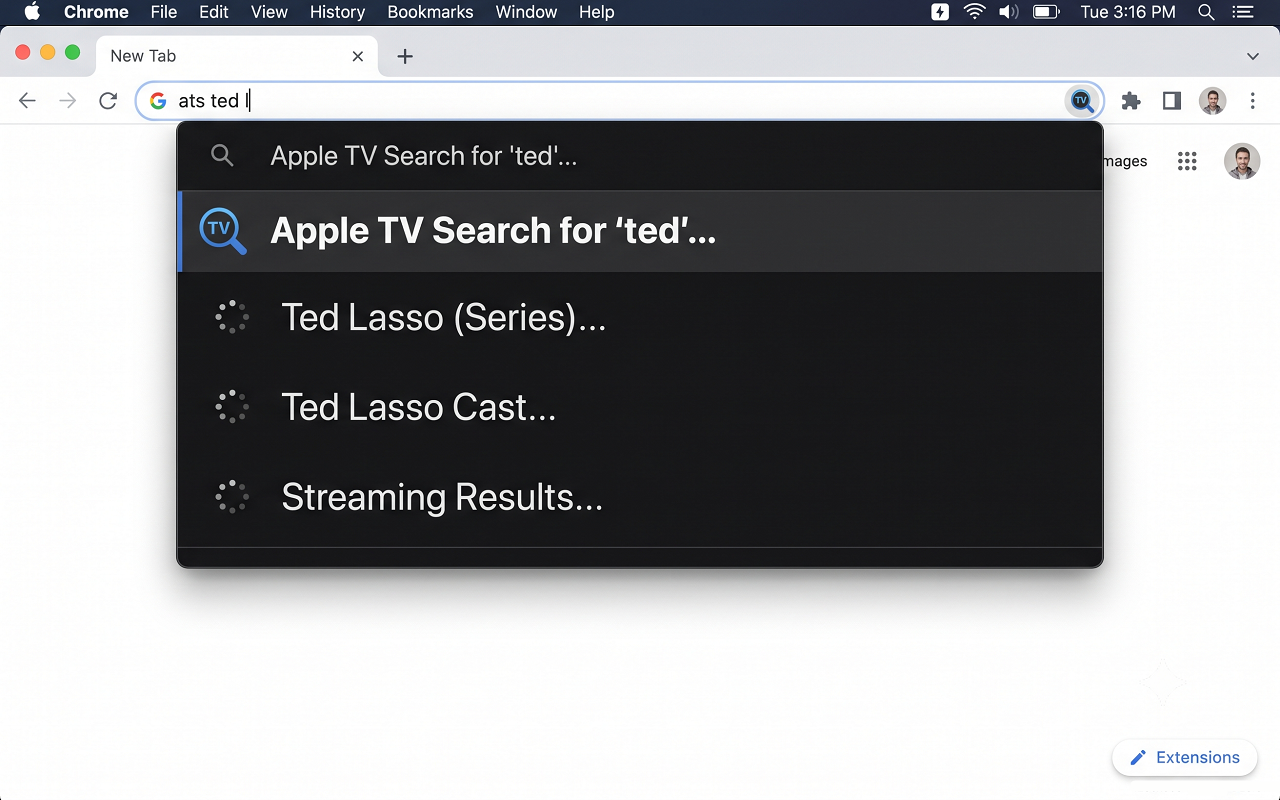 Fast Web Search with Apple TV Shortcut - 截图 4