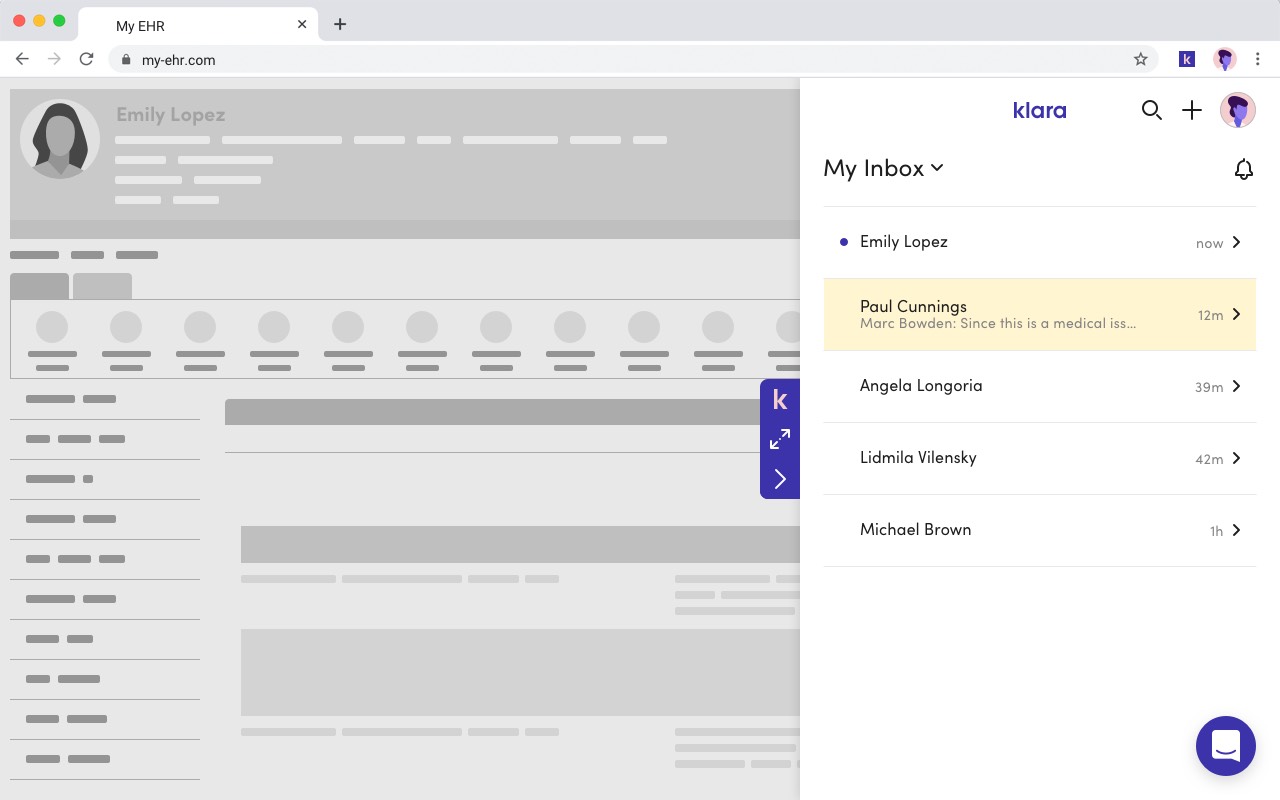 Klara Chrome Extension - 截图 1