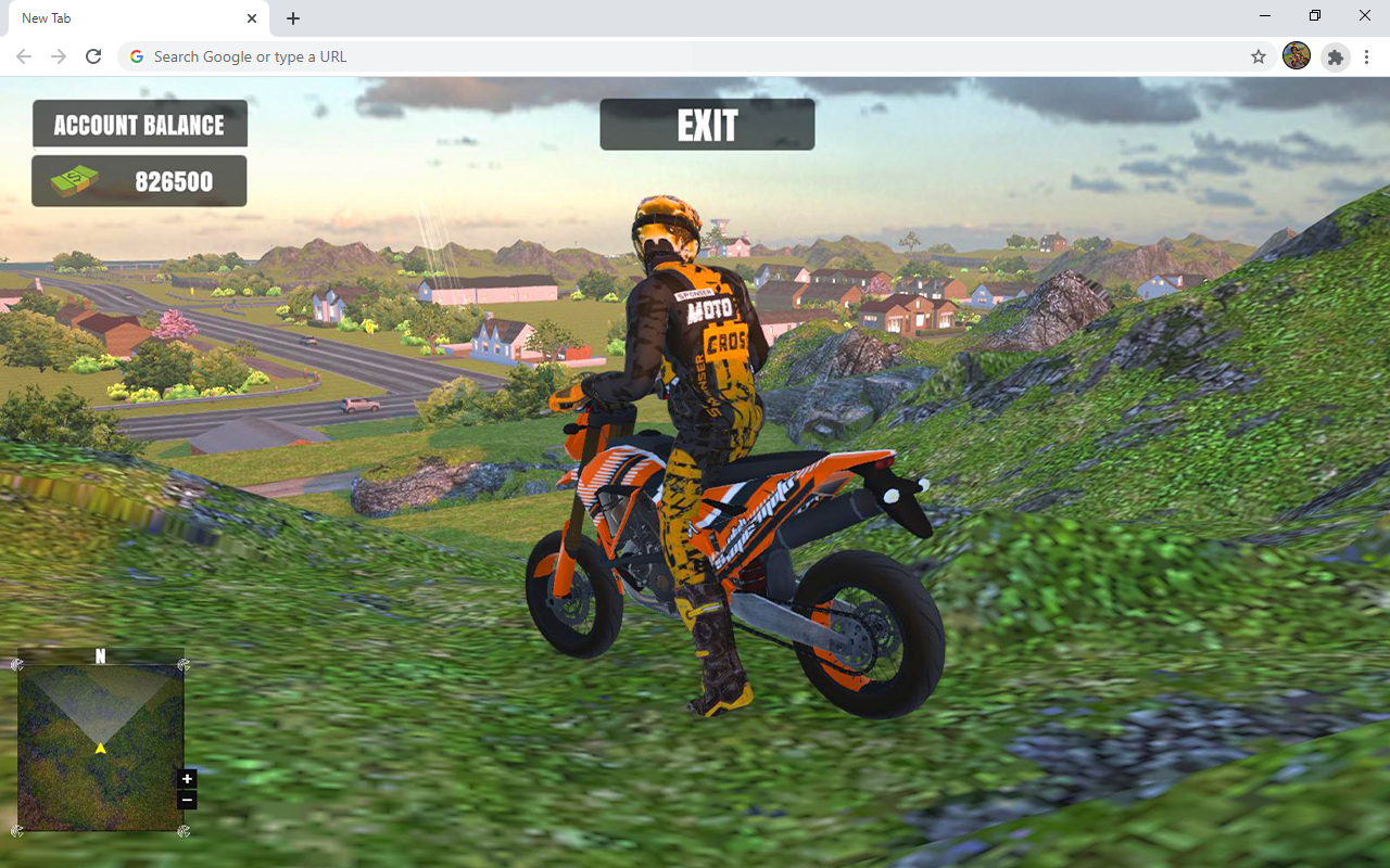 Motocross Driving Simulator Game - 截图 1