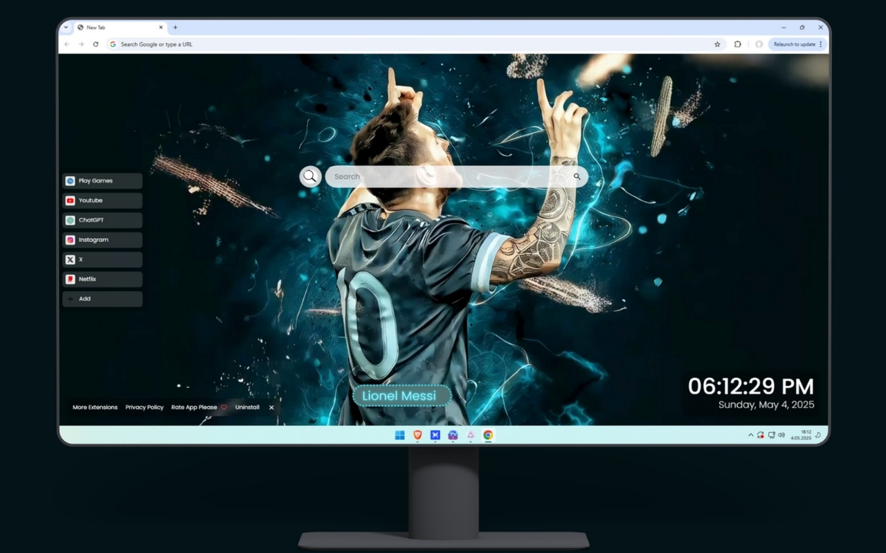 Lionel Messi Iconic Live Wallpaper - 截图 2