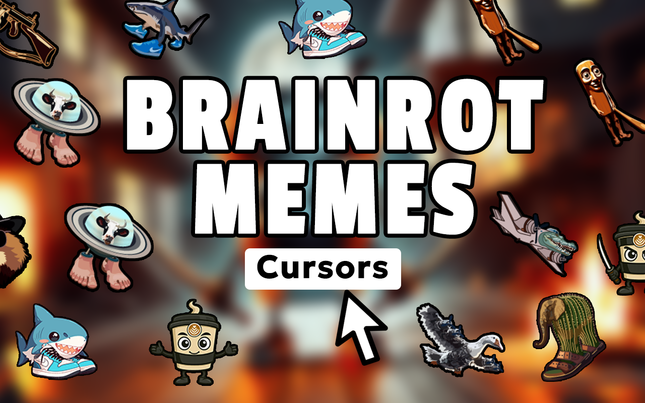 Brainrot Memes Cursor for Chrome - 截图 1