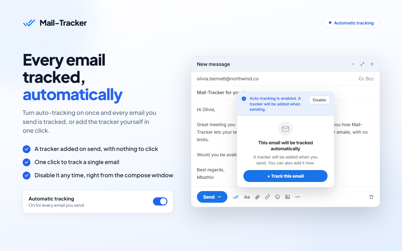 Mail-Tracker - 截图 2