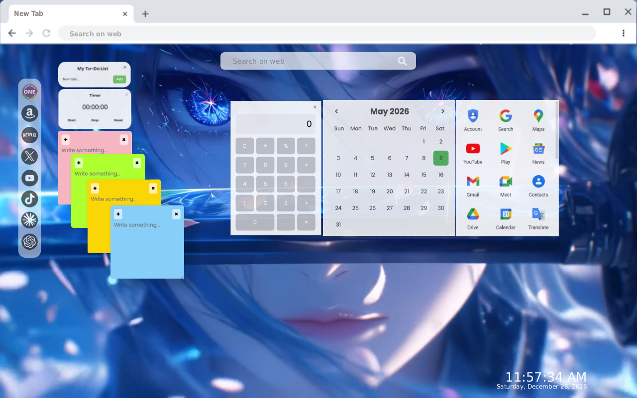 Anime Girl Live Wallpaper - 截图 3