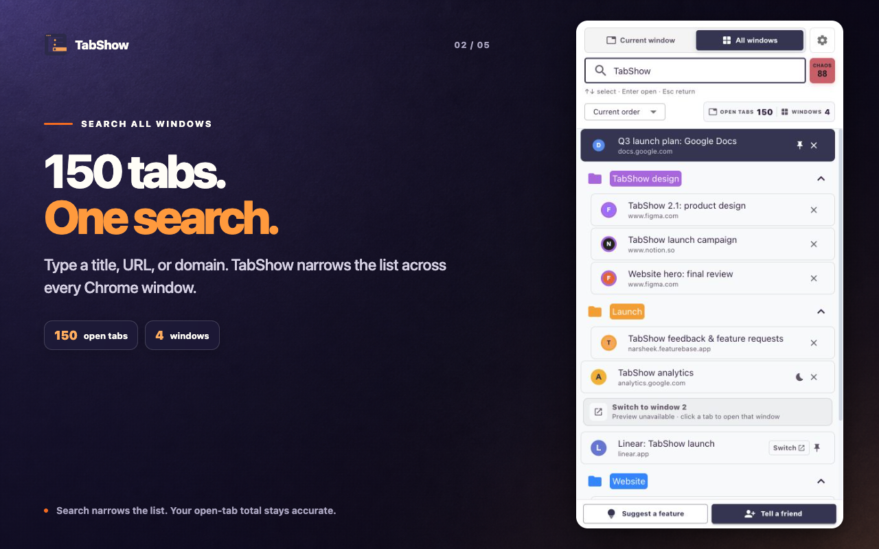 TabShow: Live Tab Preview - 截图 2