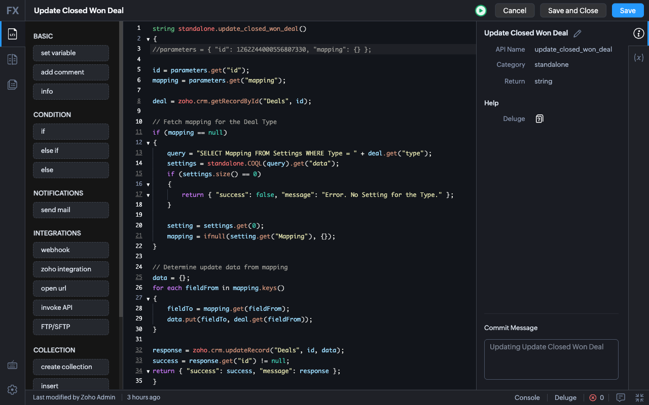 Zoho CRM DevTools - 截图 3