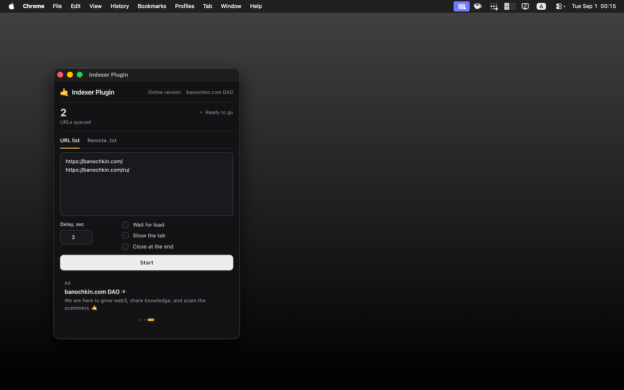 Indexer Plugin - 截图 2