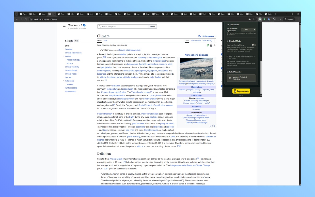 Bonsai - Tree Style Tab Manager & Sessions - 截图 3