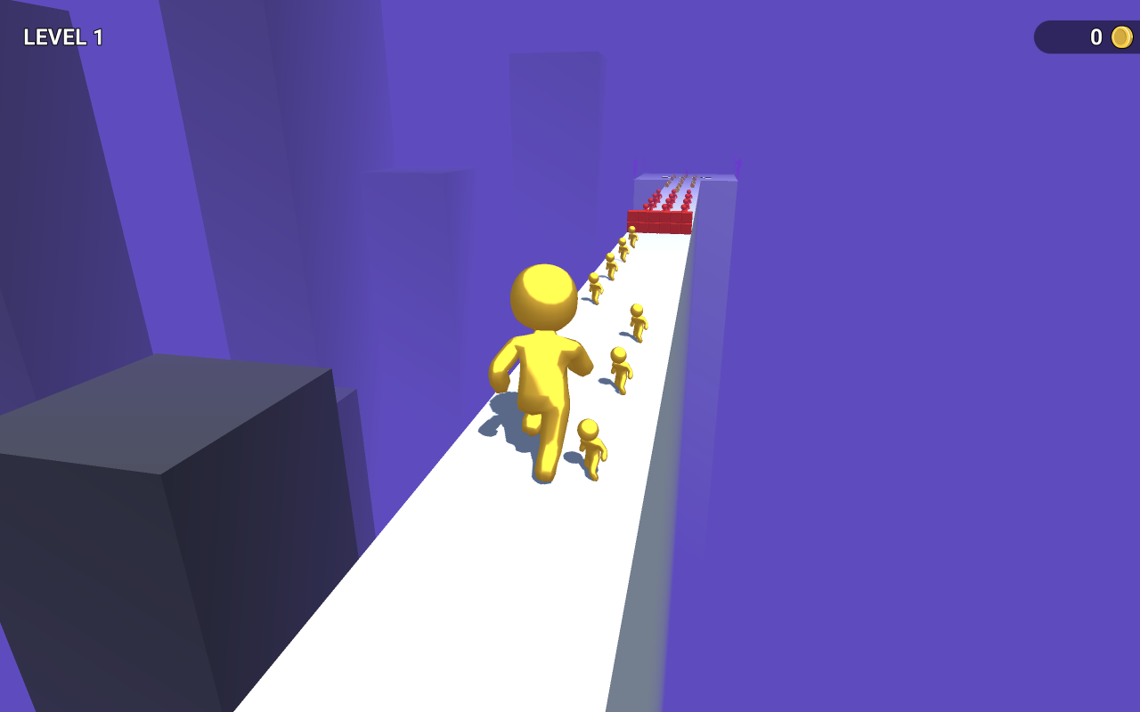 彩色赛跑 3D 超休闲跑酷游戏 - 截图 2