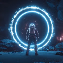 Space Portal Blue Live Wallpaper