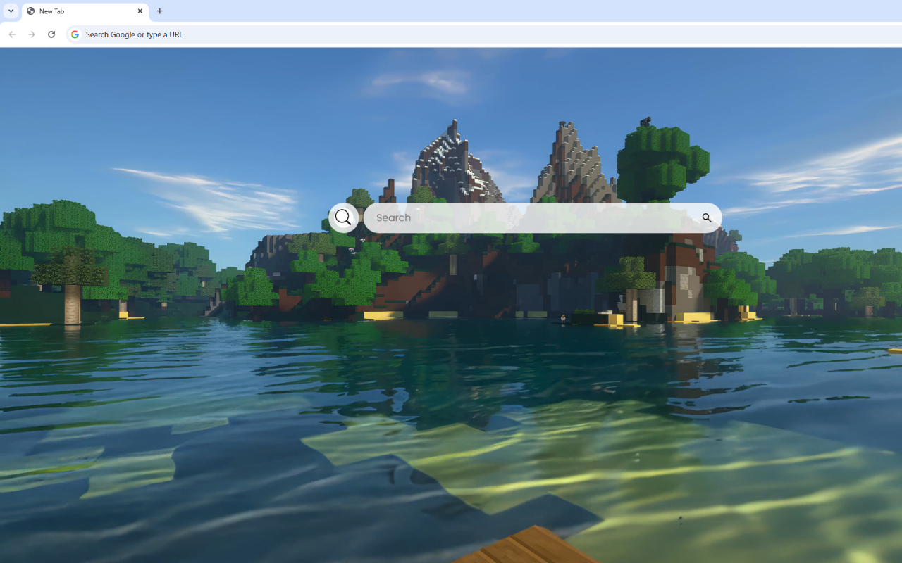 Minecraft Nature: Serenity and Creativity in a Live Theme - 截图 2