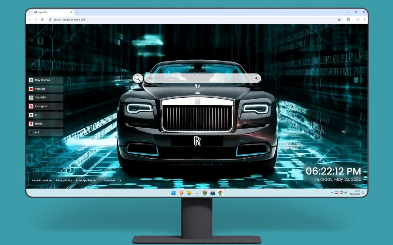 Rolls Royce Blue Live Wallpaper - 截图 2