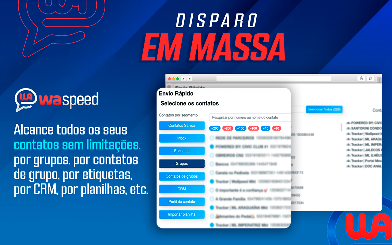 WaSpeed: Superpoderes para o seu WhatsApp, CRM e muito mais. - 截图 4