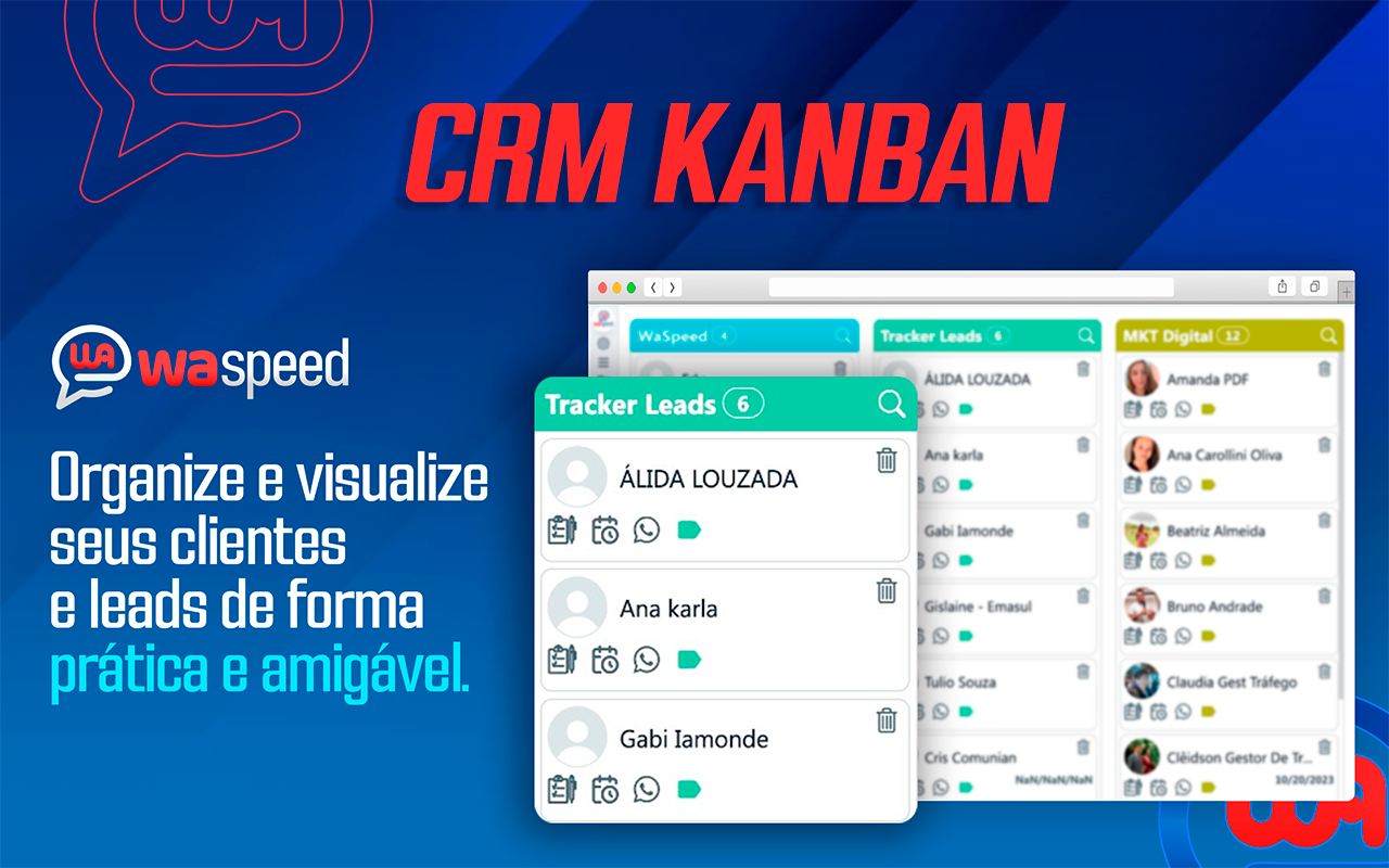 WaSpeed: Superpoderes para o seu WhatsApp, CRM e muito mais. - 截图 5