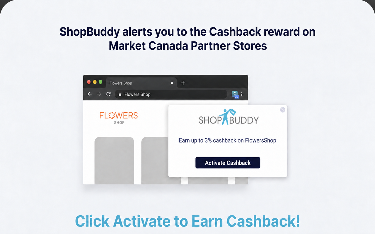 ShopBuddy for Canada: Cash Back & Coupons - 截图 3