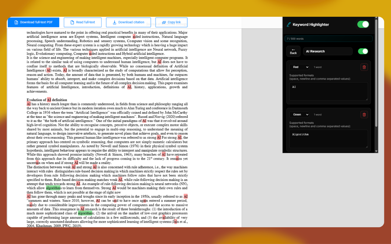 Keyword Highlighter - Multi Highlight - 截图 4