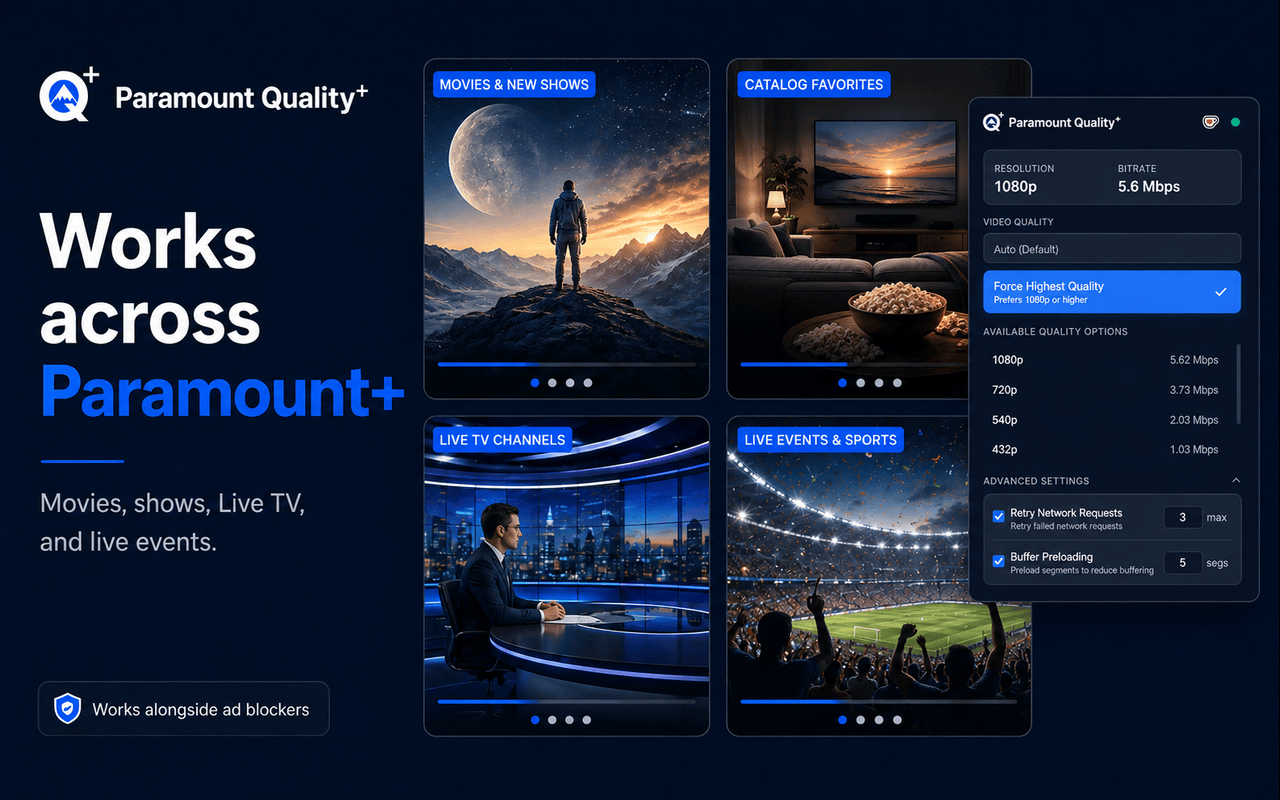 Paramount Quality+ - 截图 3