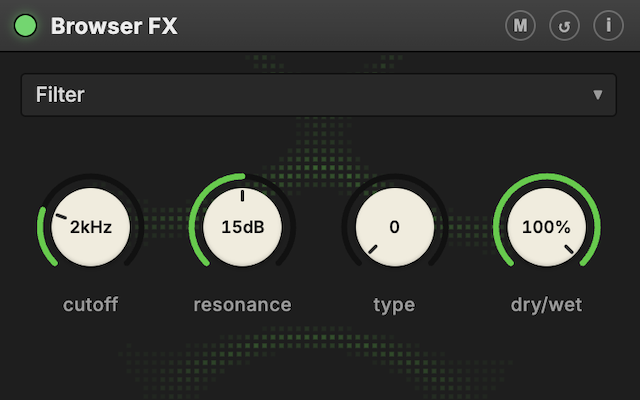 Browser FX: Tab Audio Effects + MIDI - 截图 5