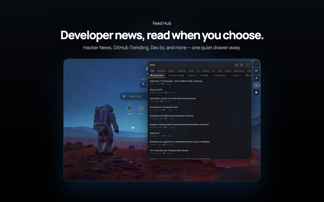 Sparkly – Beautiful & Productive New Tab - 截图 4