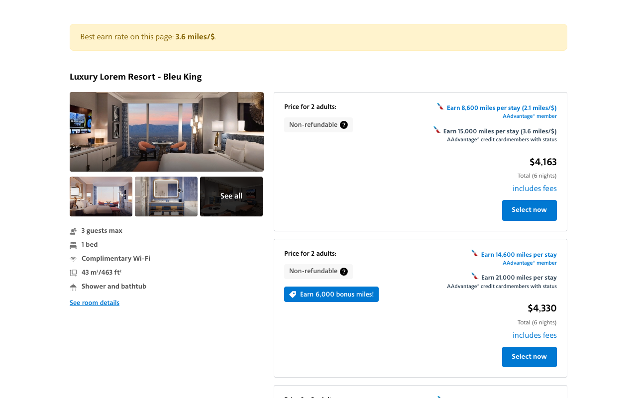 AA Hotels MPD - 截图 3