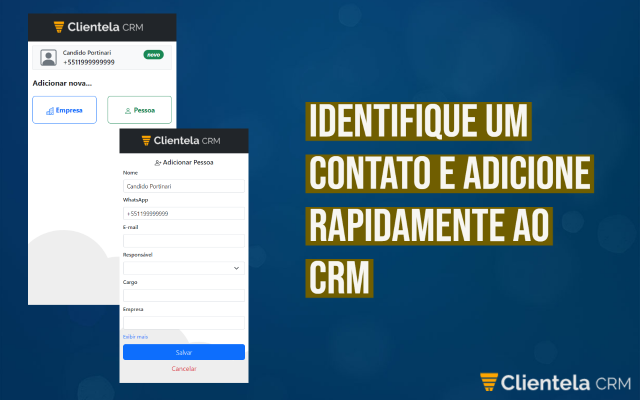 Clientela CRM - Extensão para Whatsapp Web - 截图 3