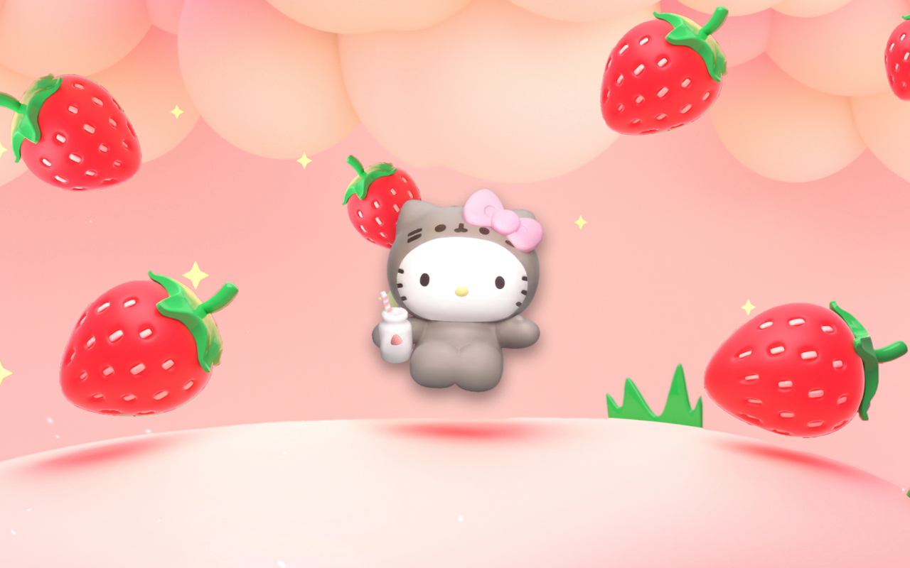 Hello Kitty Live Wallpaper - 截图 1