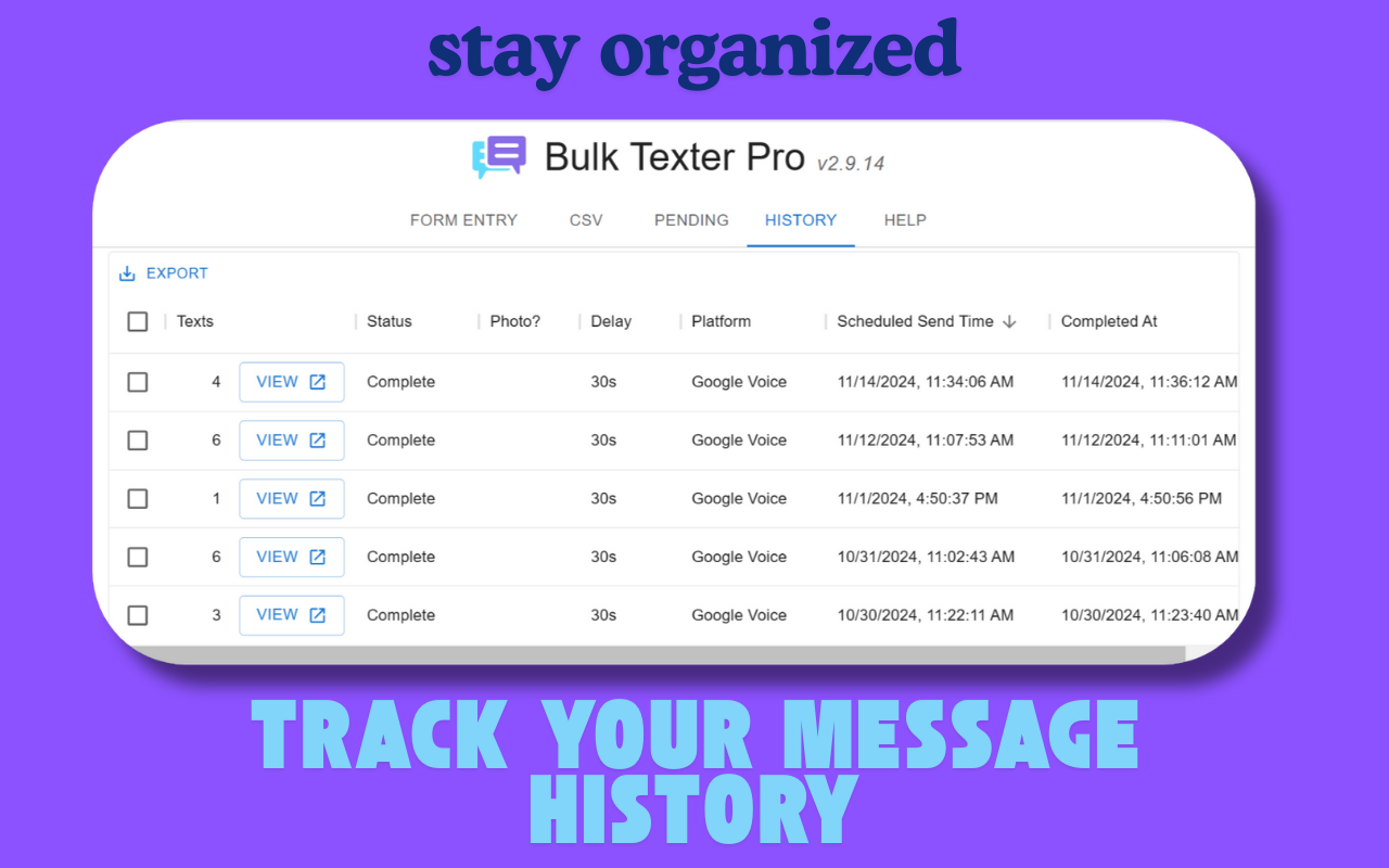 Bulk Texter Pro - 截图 2