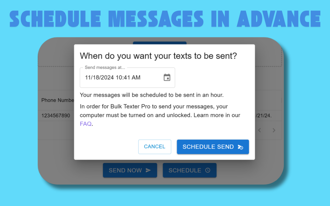 Bulk Texter Pro - 截图 3