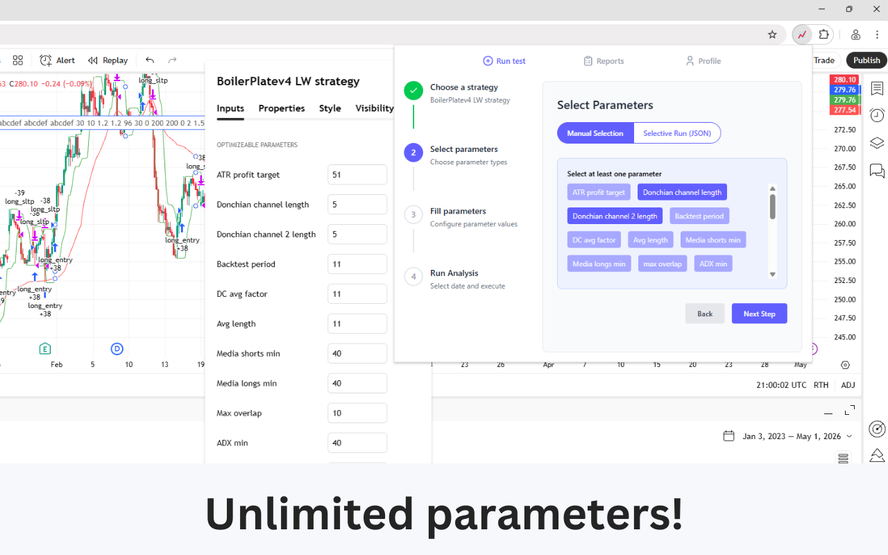 ProfitFinder Extension | TradingView Strategy Optimizer - 截图 2