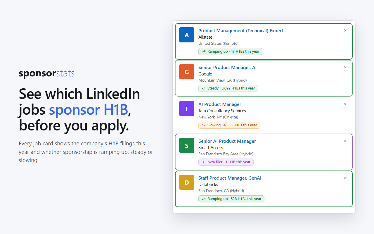 H1B Checker - 截图 2