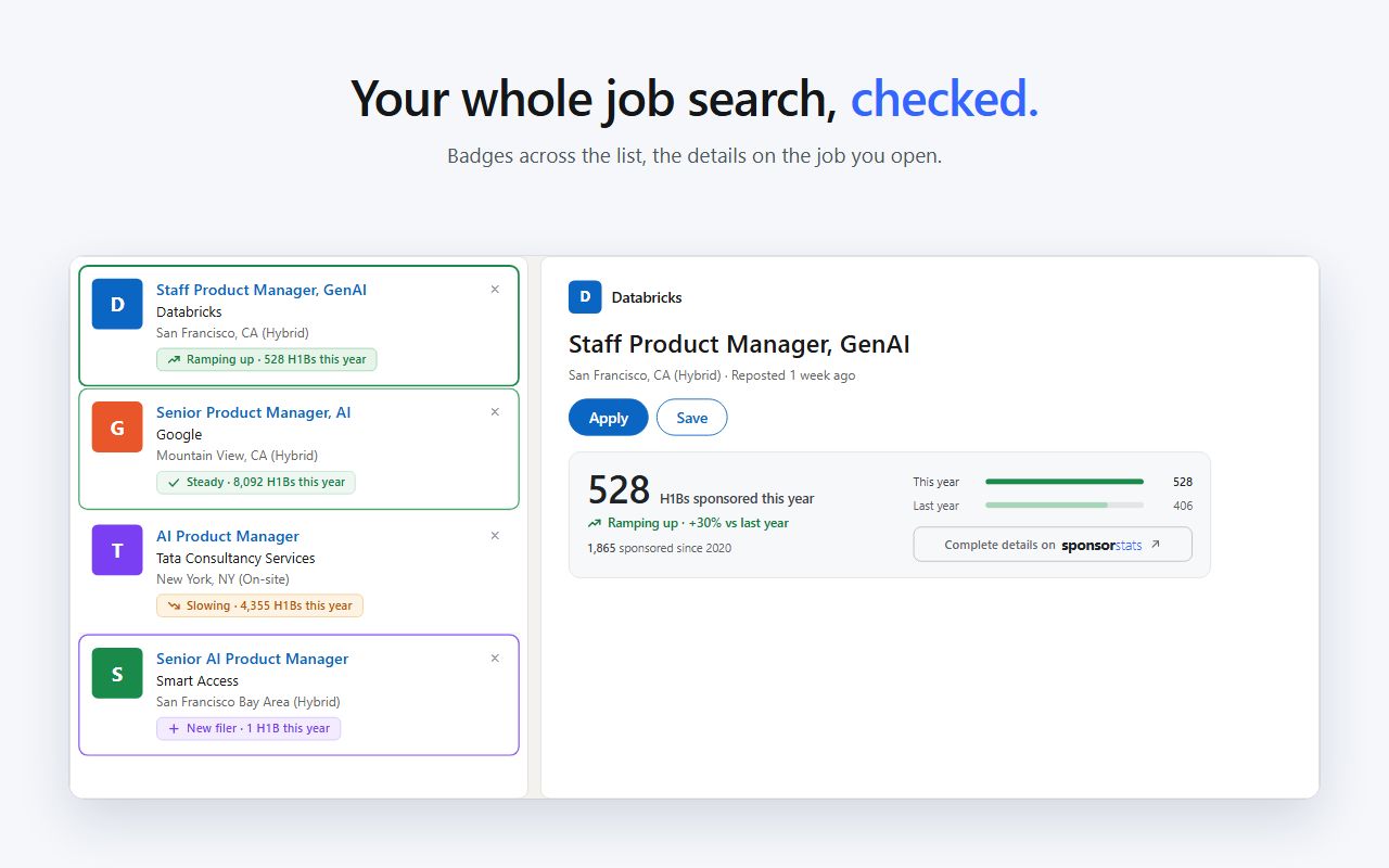 H1B Checker - 截图 5