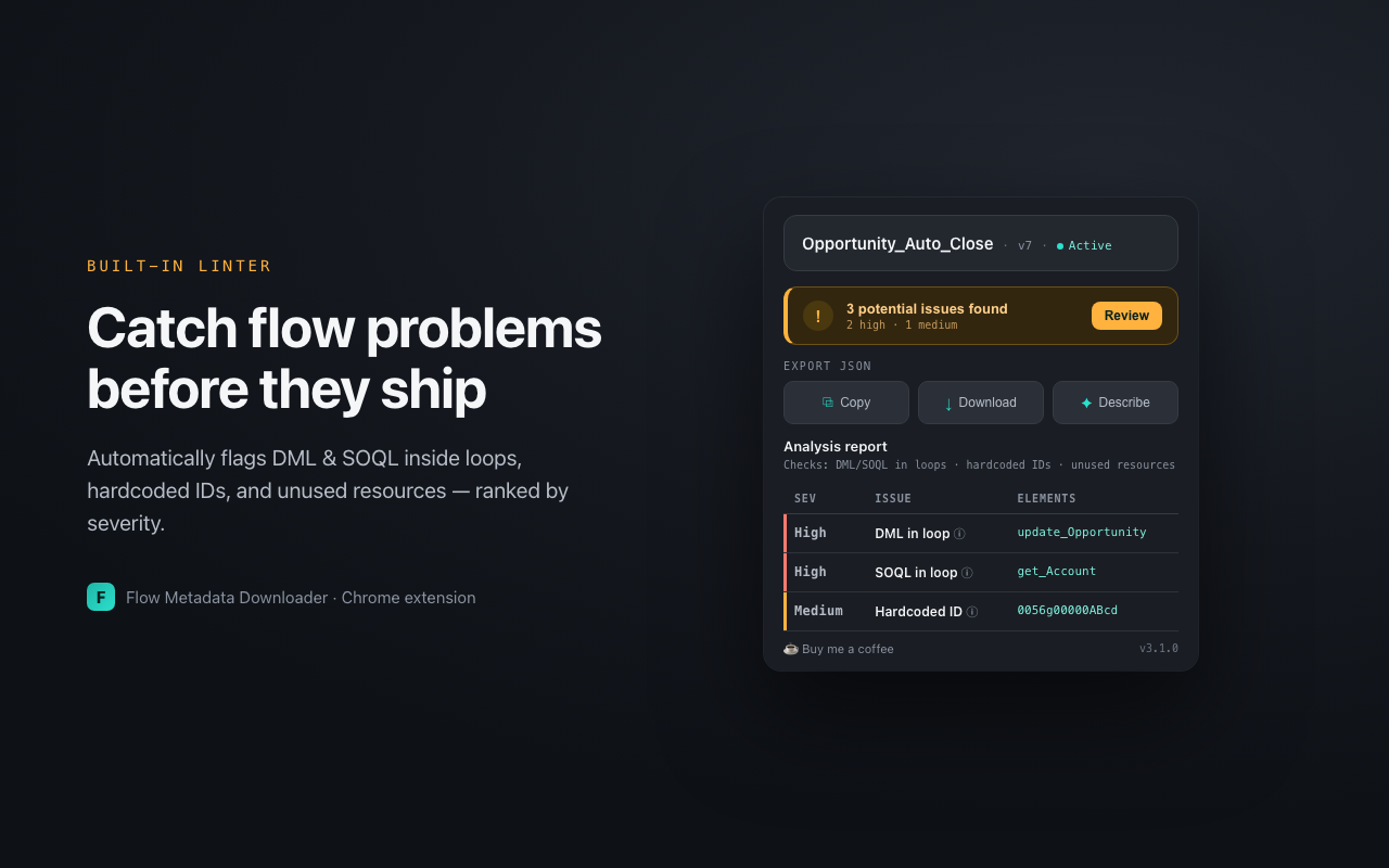 Salesforce Flow MetaData Downloader - 截图 2