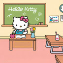 Hello Kitty Classroom Live Wallpaper