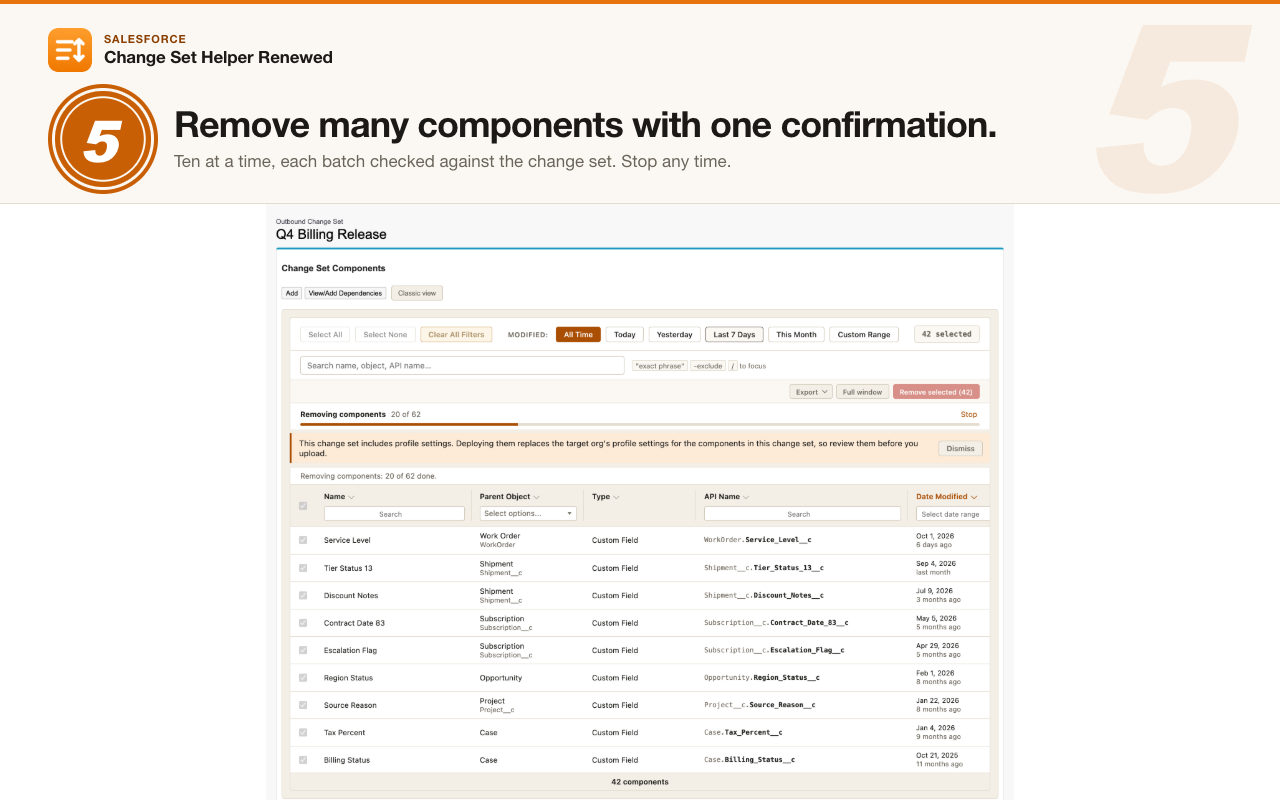 Salesforce Change Set Helper Renewed - 截图 2