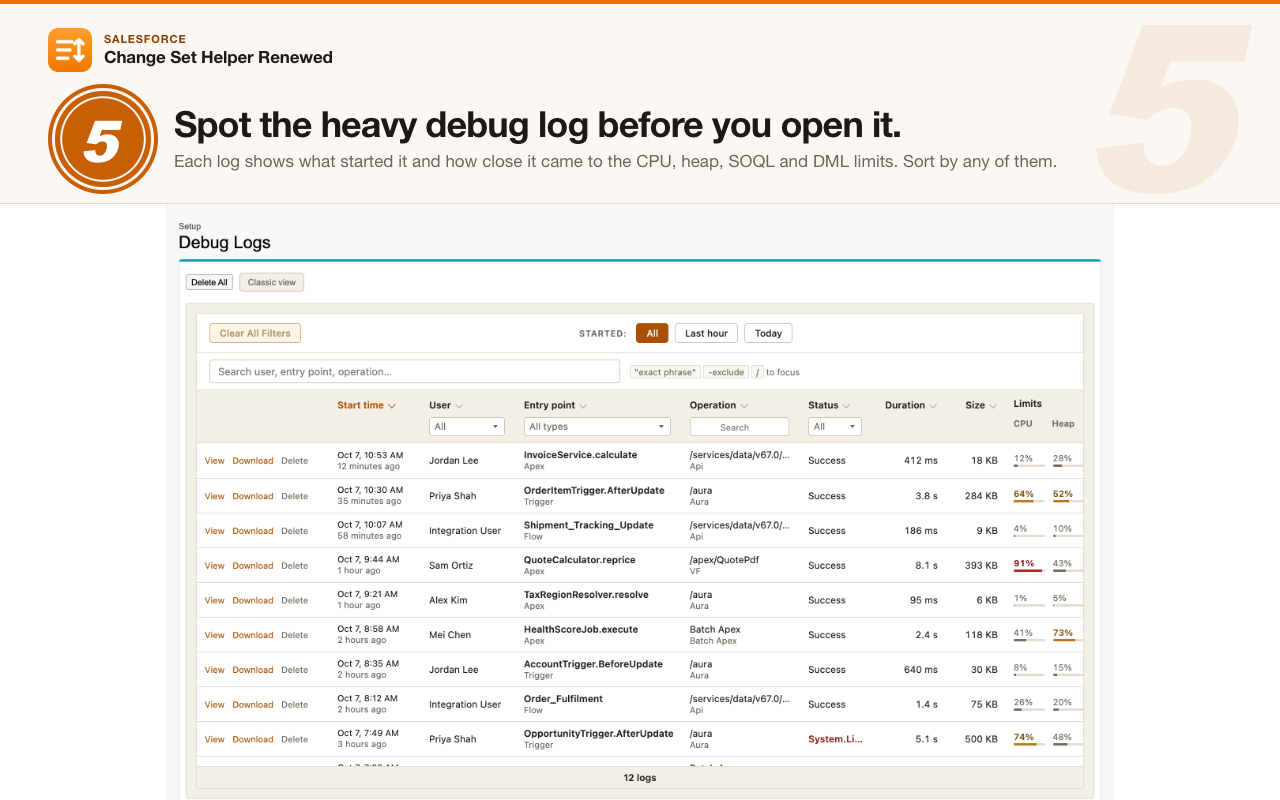 Salesforce Change Set Helper Renewed - 截图 5
