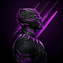 Black Panther Purple Aesthetic Live Wallpaper