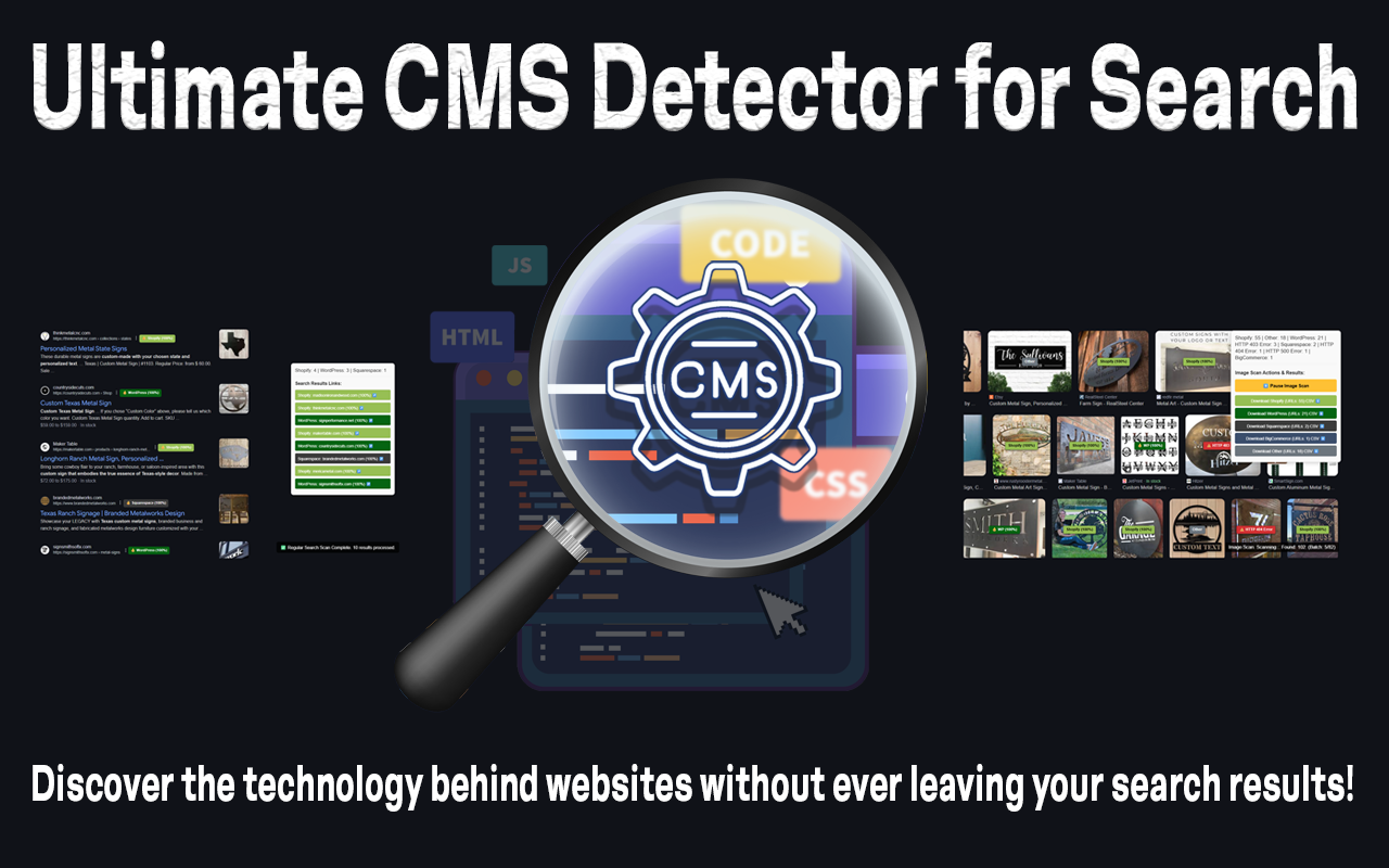 Ultimate CMS Detector for Search - 截图 1
